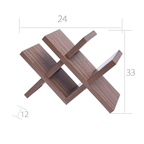 Soporte para botellas de vino de madera 4 botellas miniatura 3