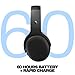Skullcandy Crusher ANC 2 Wireless Over-Ear Bluetooth Headphones with Multi-Sensory Bass, Active Noise Cancelling, Up to 60 Hours Battery, Microphone for iPhone Android - Black/Asphalt