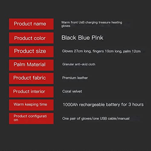 RHXWFDG Guanti Riscaldati Elettrici for Uomo