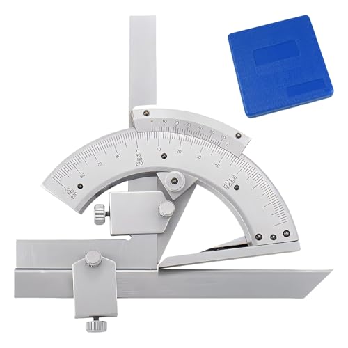 Transportador Vernier de Metal para Ángulos 0-320° miniatura 1