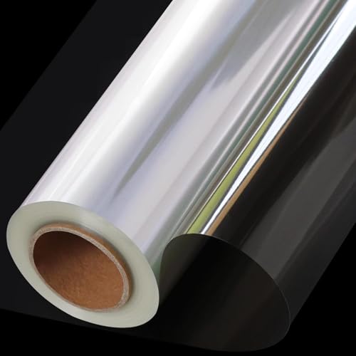 80CM Cellophane Wrap Clear Wrapping Paper Roll,Wide 80CM x Long 30M Folded Florist Gift Wrappings for Christmas Birthday Gifts Hampers Easter Basket Valentines Day Flowers Crafts Packing Supplies
