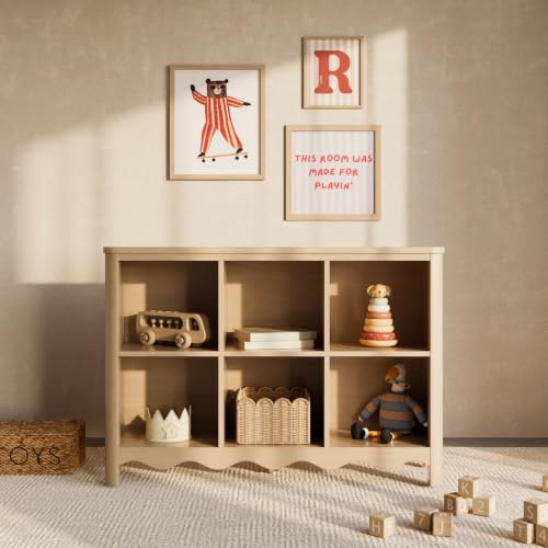 Image of Storkcraft Casablanca 6 Cube Organizer Bookcase, Driftwood