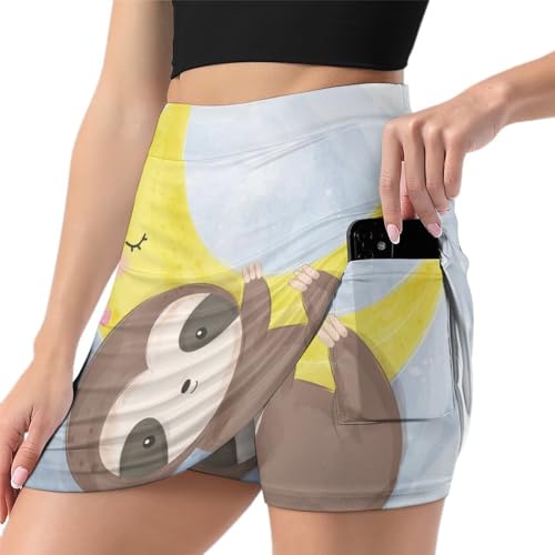 Jupe de tennis paresseux femme skort athlétiques de course