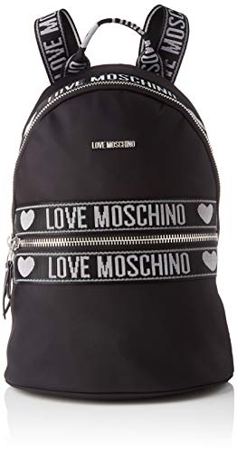 Love MoschinoJc4282pp0aMujerMochilasNegro  Black Nylon 14x27x38 Centimeters  W