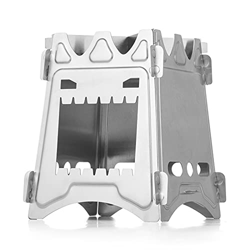 Baitaihem Wood Burning Camping Stoves Folding Firewood Picnic Cooking Tool