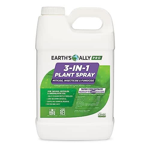 Earth's Ally 3-in-1 Plant Spray 2.5 Gal Concentrate for Pests