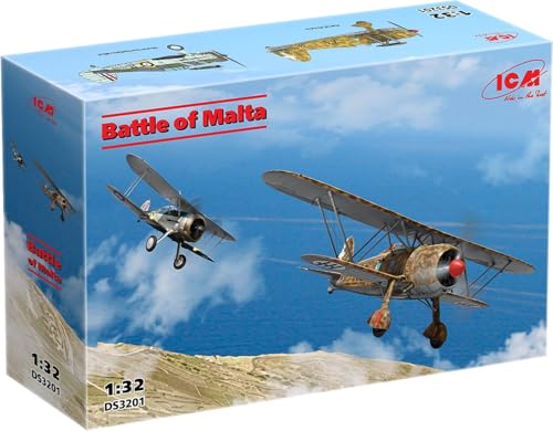 Maquette Battle of Malta 1/32 ICM DS3201 avion miniature militaire