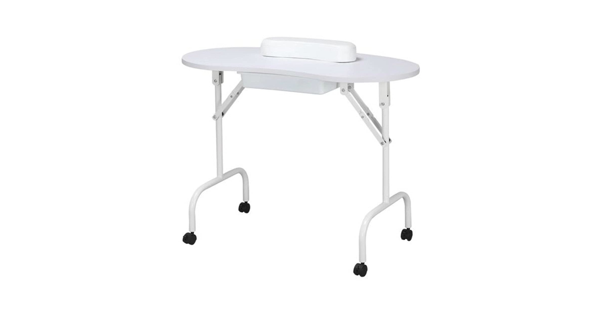 引き取り歓迎！ネイルテーブル　折りたたみ式　キャスター付き 引き取り歓迎！ネイルテーブル 折りたたみ式 キャスター付き