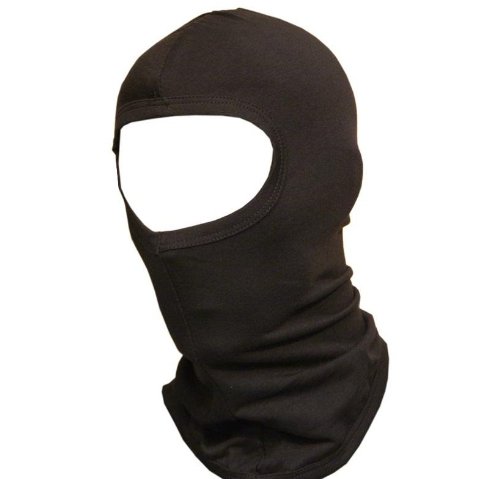 Silk-Balaclava-Seide-Sturmhaube-Sturmmaske-Schwarz