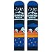 Lavley I’d Rather Be in the Mountains Socks - Funny Hiking Gift for Men Who Love Nature, Trails and Camping - One Size Fits Most