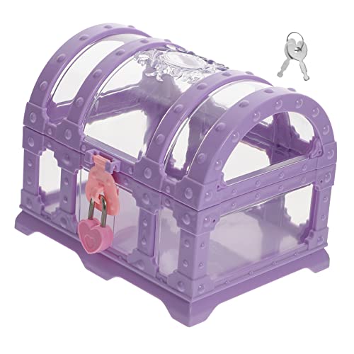 LRXIYODE プラスチック製 宝箱 ボックス 小さな 宝箱 海賊テーマ おもちゃ収納ボックス 子供用 収納容器 ジュエリー コレクション小物入れ ハロウィンイベント装飾