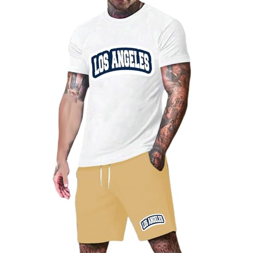 Ensemble homme imprimé numérique 3D graphique ensemble de sport M