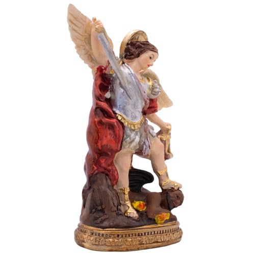 Estatua de San Miguel Arcángel 5 pulgadas miniatura 2