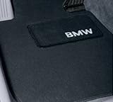'BMW Genuine Black Floor Mats for E39 - 5 SERIES ALL MODELS SEDAN & TOURING (1995 - 2003), set of Four'