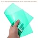 QUARKZMAN 4 Stück A4 Gel Light Lighting Filter Overlay Transparente Farbkorrektur Kunststoff Vinyl PVC Blätter Fotografie Fernsehen Grün, 0,2mm