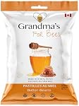 Grandma's for Bees | Honey and Butter 80g X Pack of 4 | Old Fashioned Honey Drops