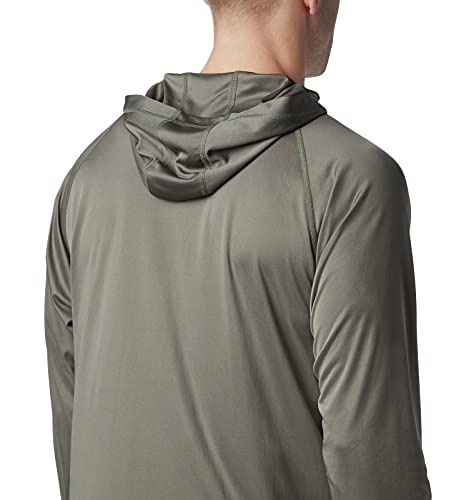 Columbia Men's Terminal Tackle Hoodie, Cypress/Koi Logo, Medium #TOP3