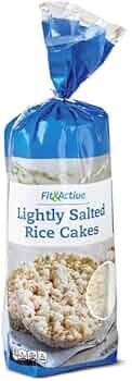 Amazon.com: Fit & Active Lightly Salted Rice Cakes, 4.9 oz