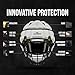 Guardian Cap - Soft-Shell Helmet Cover for Football and Lacrosse - Reduces Impact and Protects Helmets - One Size Fits All for Youth, High School and College Programs - White
