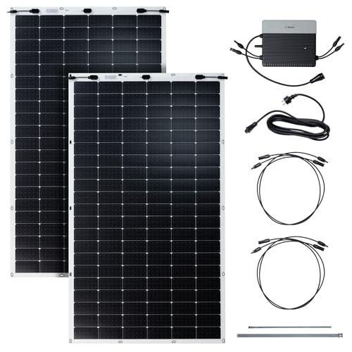 Bosch Solar 4000 P - 600 Watt Modulleistung Balkonkraftwerk mit Plug-and-Play - Ultraleichtes...
