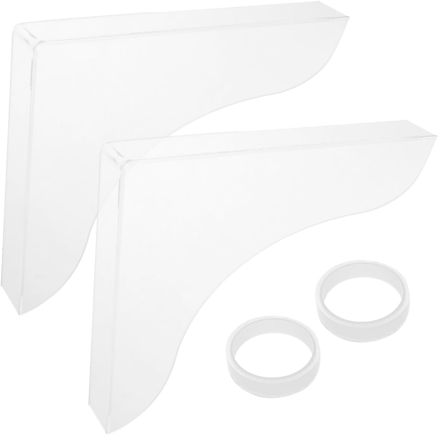 MAGICLULU 1set Splash Guard for Shower Bath Kit Adhesive Tape Easy to Install for Bathtubs Sinks and Shower Rooms Prevention
