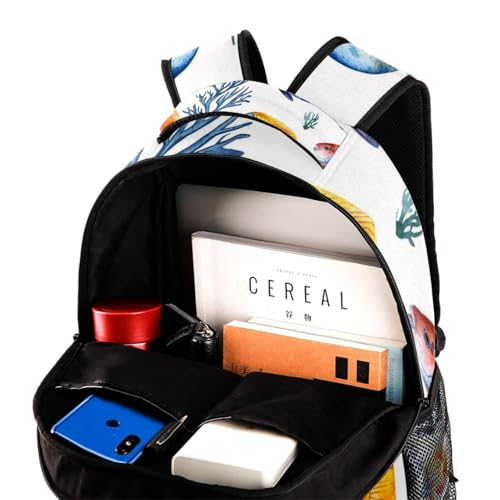 Sac à dos poisson coloré multicolore pour filles et garçons