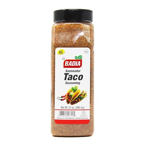 Badia Gluten Free Taco Seasoning Premium Quality 21OZ (595.4 G)