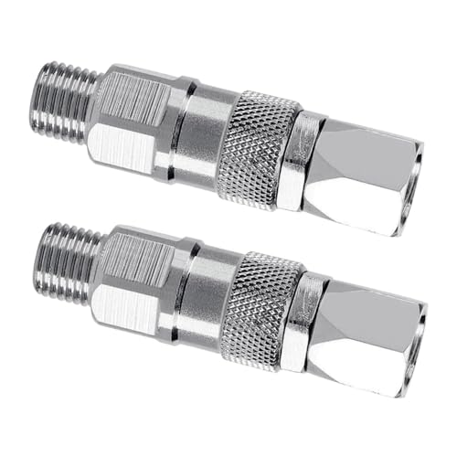 Articulaciones giratorias de 360 grados para pulverizadores de acero inoxidable de 1/4 pulgadas accesorios accesorios pistolas de pintura sin aire grado giratorio pulverizadores