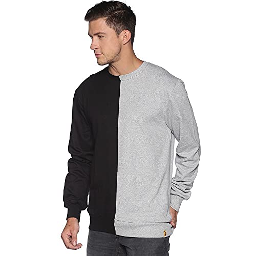 Image of Campus Sutra Men Cotton Round Neck Sweatshirt