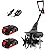 MZK 20V Cordless Tiller Cultivator with 24 Steel Tines,7.8-inch Wide Battery Powered Garden Cultivator, Mini Tiller for Gardening(2 * 2AH Battery and Charger Included)