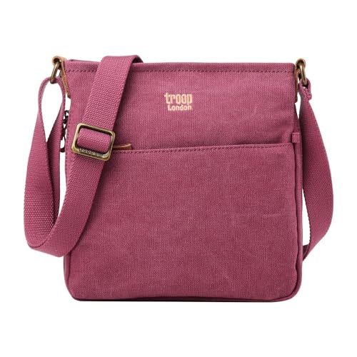 Sac bandoulière Troop London TRP0237 vintage en coton résistant de qualité