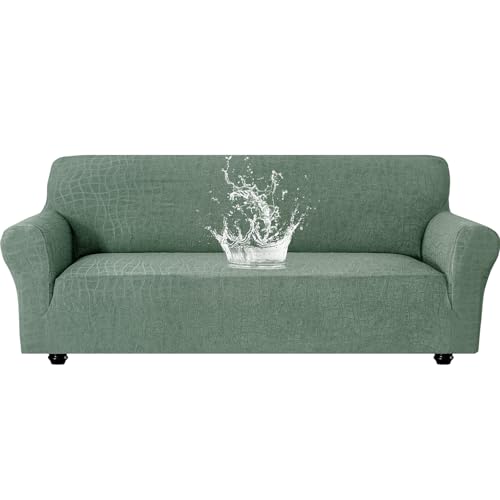 Ystyle Elasticizzato Copridivano 3 Posti Con Braccioli, Verde Chiaro