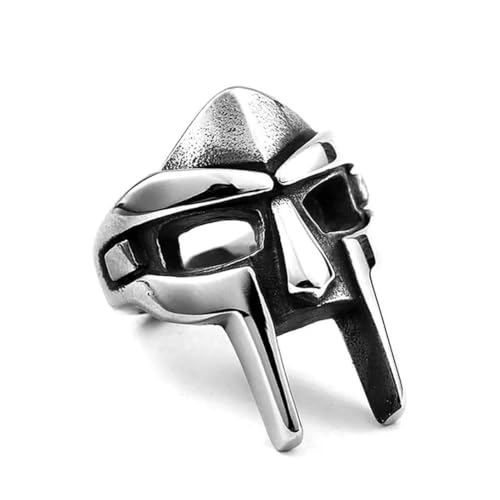 Gu Feng Vintage Clásico Gótico Hip Hop Mf Doom Máscara Anillos Para Hombres Niños Punk Anillo Faraón Egipcio