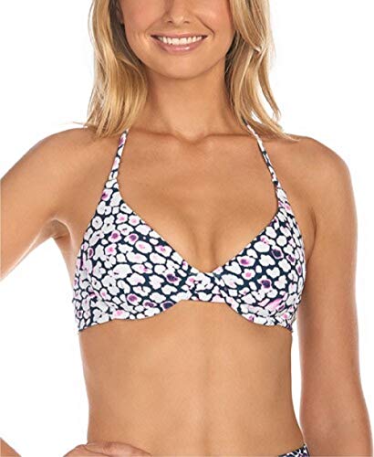 Raisins Top de biquíni júnior com estampa de leopardo Darwin, Leopardo multi, S