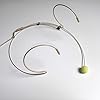 Beige Pro Headworn Dual Earhook Headset Microphone Mic for AKG/Shure/Sennheiser Wireless Bodypack Transmitter (3.5mm Mono Locking Jack-Sennheiser) #1