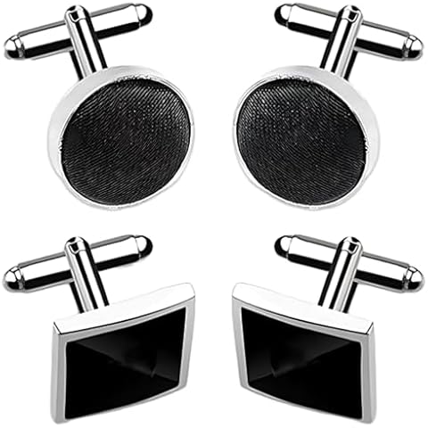 Rwoythk Men's Cufflinks Set for Formal Wear Cover