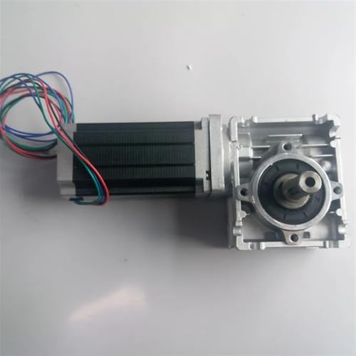 Réducteur de vitesse à vis sans fin 5:1 RV040 avec moteur pas à pas Nema34 pour montage 90°