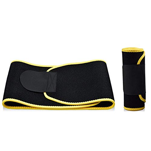 T-YIFUZX Bralette Fashion Stripe Sujetador sin Costuras Ropa Interior Ajustable Adelgazamiento Shaper Cinturones Fajas Control Firme Cintura Amarillo L