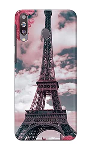 Image of Lovers Famous Place Eiffel Tower in Paris Hard Back Case Cover for Samsung Galaxy M30 / Samsung A40s, SM-M305F / DS Back Cover -(J5) VNS2227