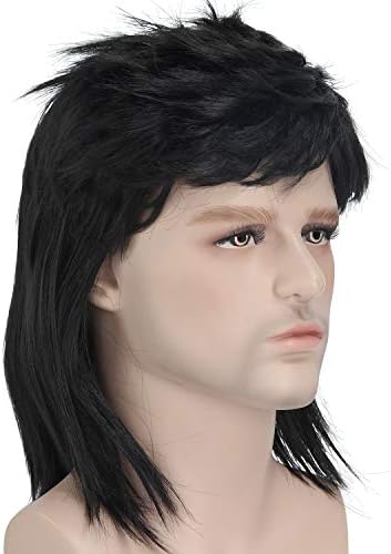 afro mullet wig