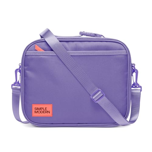 Image of Simple Modern Hadley Lunch Box with Shoulder Strap | Kids & Adults | Insulated Bag with Pockets for Women, Men, Girls, Boys