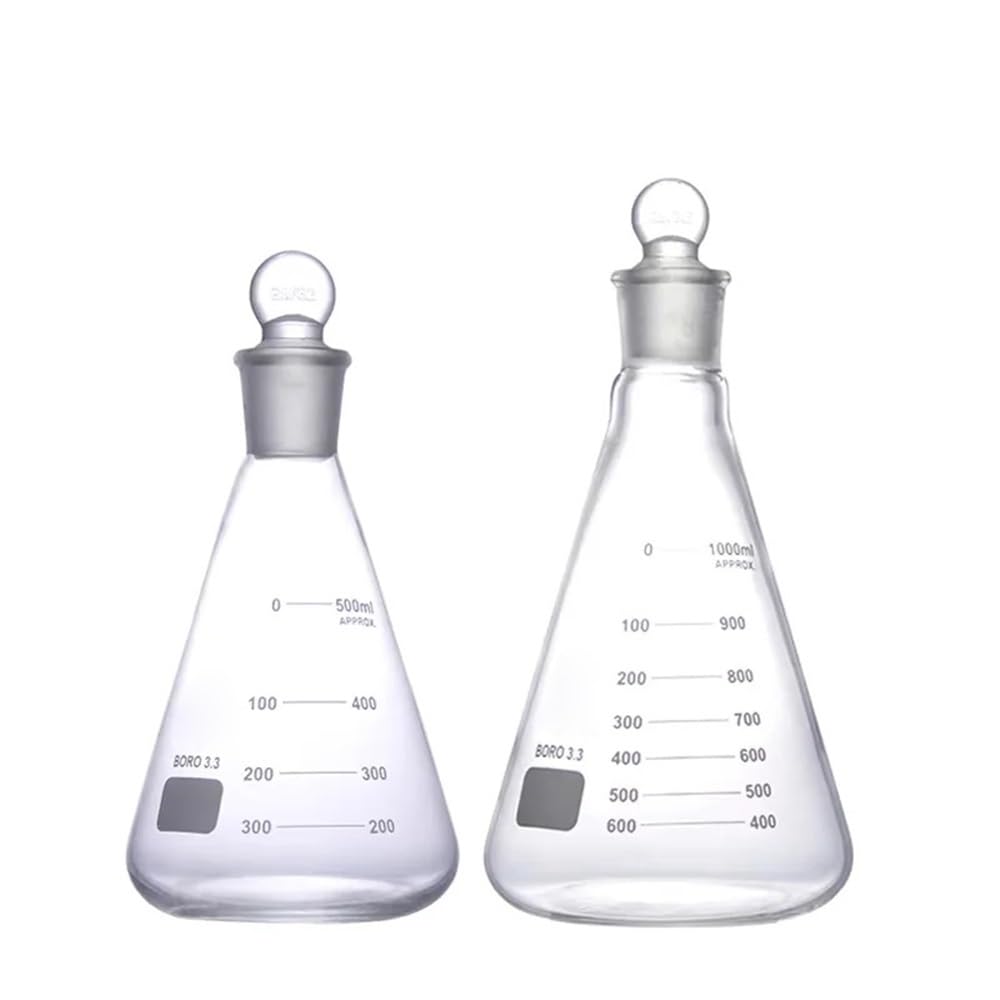 Matraz Erlenmeyer de cuello cónico de 10-5000 ml for uso experimental.(200ml)
