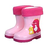 Botas de lluvia para niños, 22 al aire libre, botas cortas para bebé, suaves, antideslizantes, botas de lluvia para niños pequeños, botas de lluvia de animales con patrón de dibujos animados, botas de