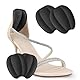 Classicseali 2 Paare Schuhzungenpolster,Schuhpolster Vorne,Zungenpolster Schuhe,Große Filz Heel Pads für Frauen Herren,Fersenpolster Rutschfeste für Schuhes Sportschuhe,High Heels (Schwarz)