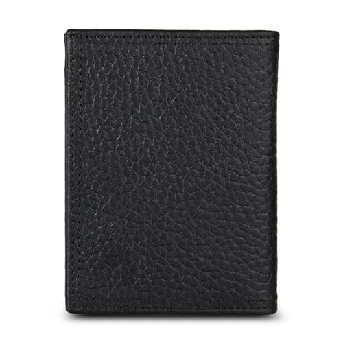 WOLVERINE Men's Bifold Wallet | RFID Protection | Card Slots | Bill Pocket | Durable | Rugged | Leather | Canvas, Marquette-Black, One Size2