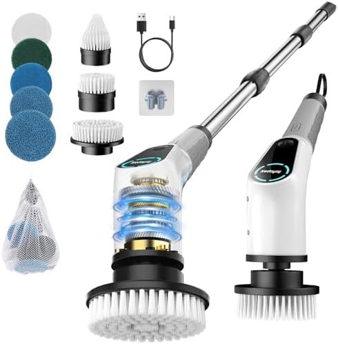 Elektrische Reinigungsbürste, 8 in 1 Electric Cleaning Brush mit ...