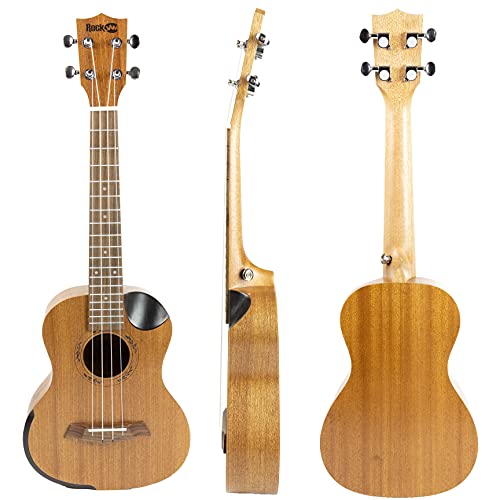 rockjam premium tenor ukulele kit with tuner gig bag strap picks amp spare strings