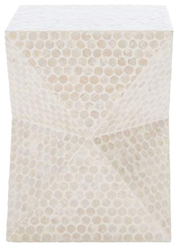 Safavieh Home Collection Milan White Accent Table (Fully Assembled)