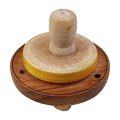 Image of Wooden Kitchen Tool or Mould for Adhirasam |Ariselu Oil Filter, Garijelu|Kajjikayalu and Gavvalu Sweet Maker Board |Gavvalu Chekka. (Ariselu)