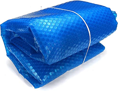 Copertura della piscina di riscaldamento retrattile, pellicola di isolamento termico pieghevole UV Coperchi di protezione for un semplice set e telaio pool(7X8m/23X26.2ft)
